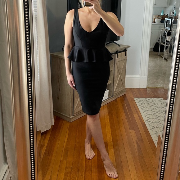 Boohoo Dresses & Skirts - BooHoo peplum black dress